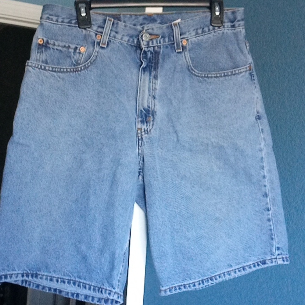 Levi's blue jean shorts